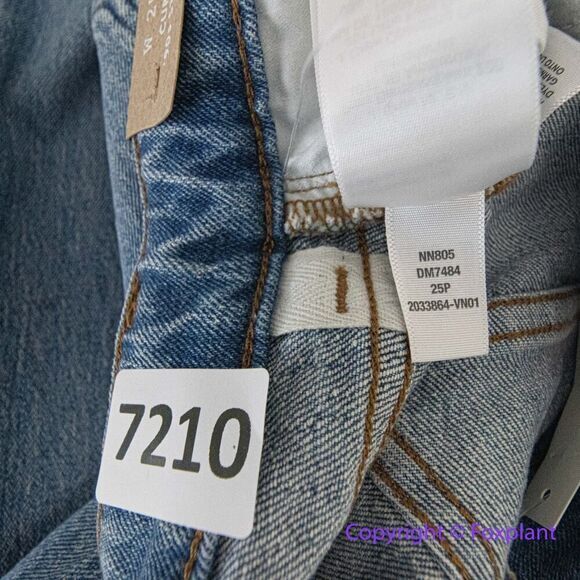 New! Madewell The Petite Curvy '90s Straight Jean rondell wash, size 25P - Picture 15 of 15